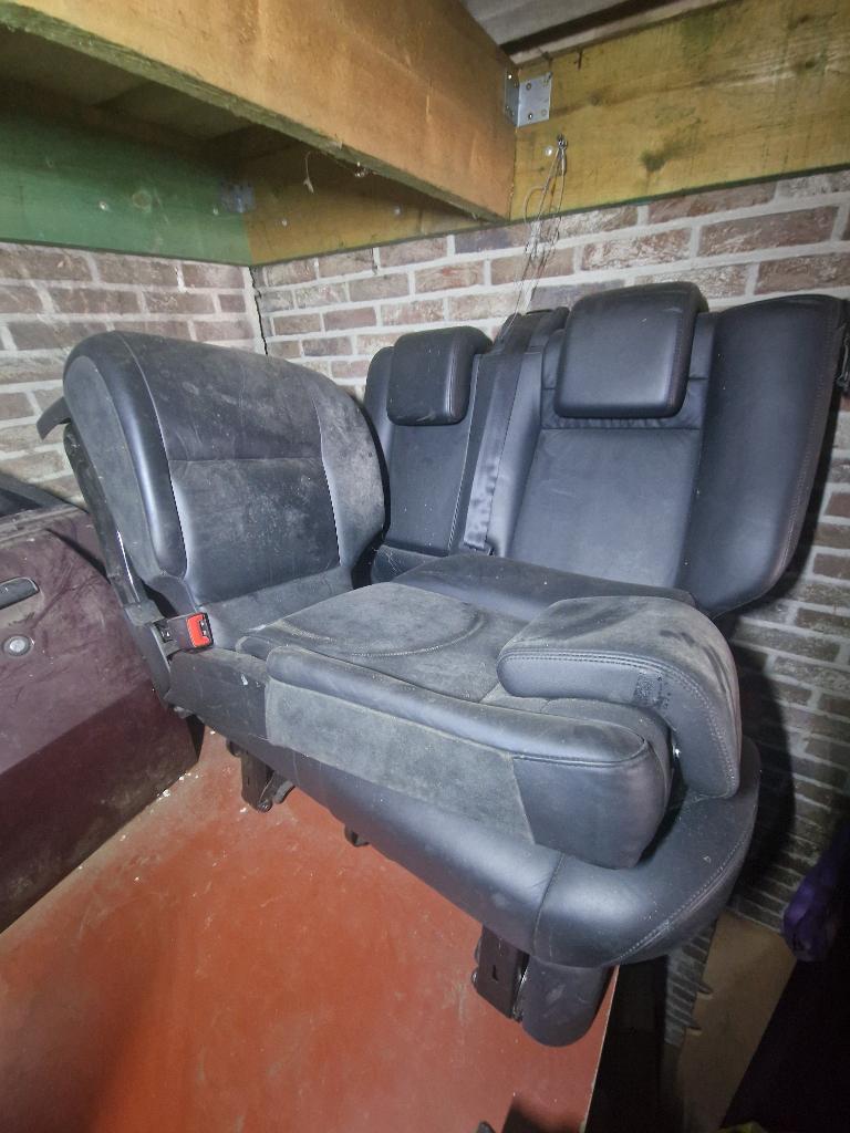 zwart lederen achterbank STOELVERWARMING, Range Rover Sport, Auto-onderdelen, Ophalen, Gebruikt, Land Rover