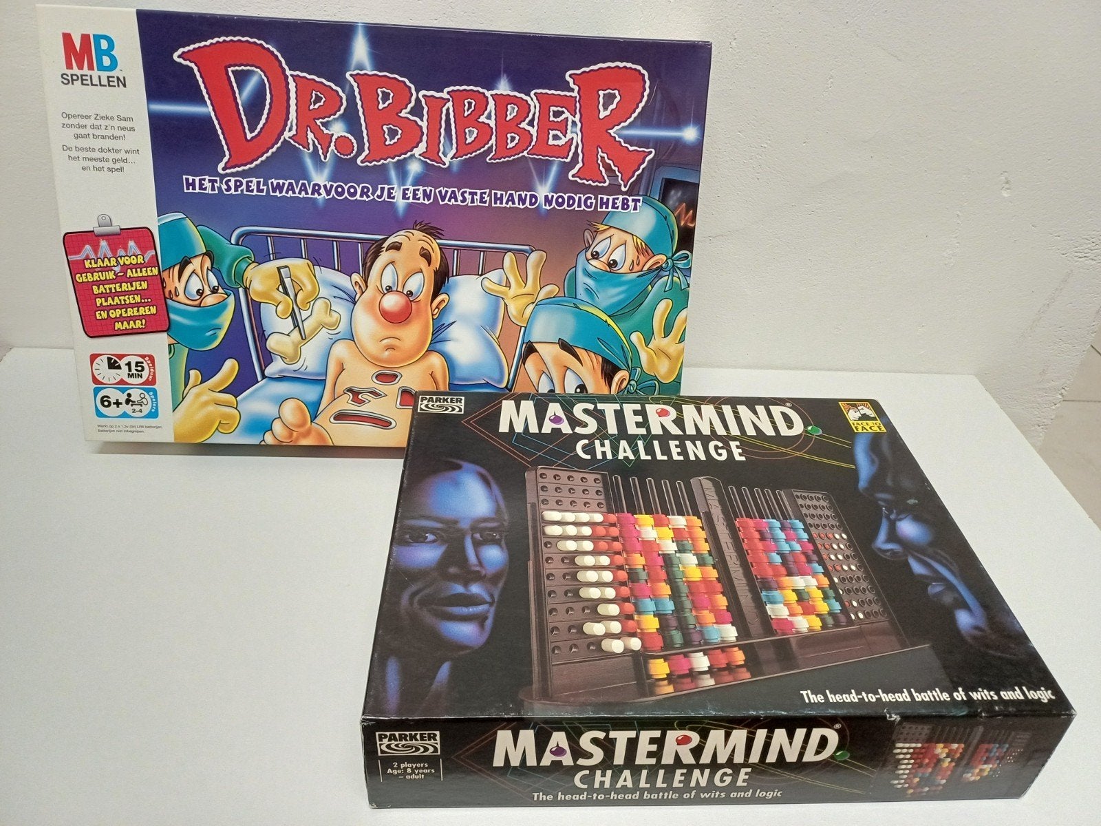 Dr. Bibber, Mastermind en Twister, Ophalen, Zo goed als nieuw
