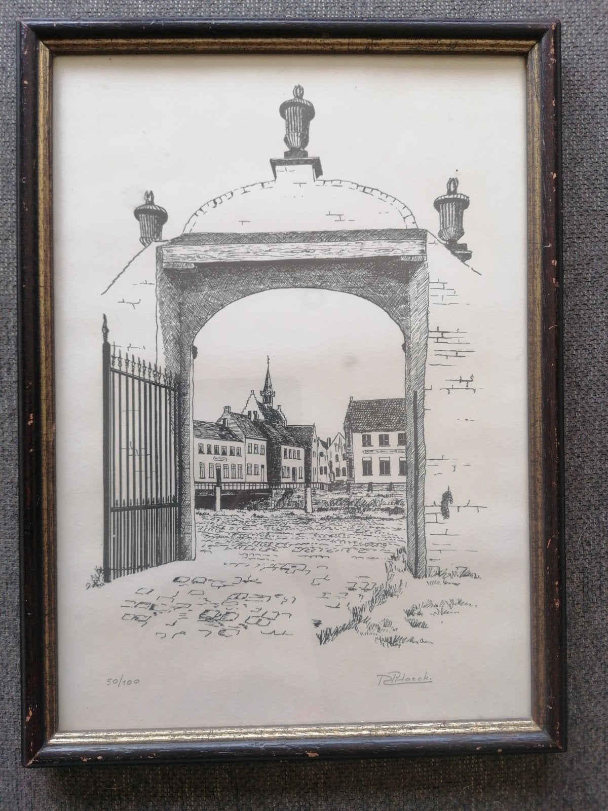 R. P Haeck - Kristoffelhoeve gesigneerd 1985, Antiquités & Art, Art | Dessins & Photographie, Enlèvement ou Envoi, Sérigraphie