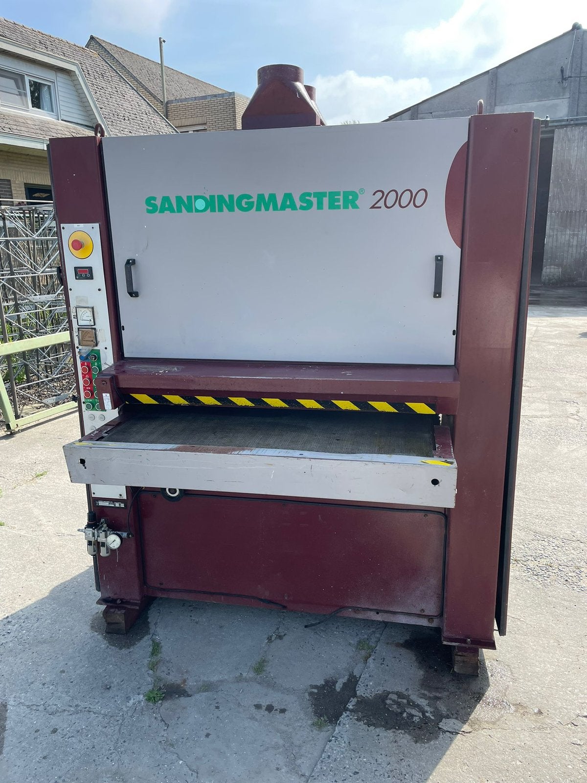 Breedbandschuurmachine Sandingmaster 2000, Doe-het-zelf en Bouw, Gereedschap | Zaagmachines, Ophalen, Zo goed als nieuw