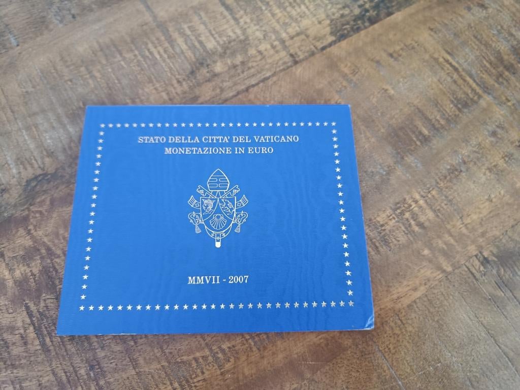 BU Set Vaticaanstad Vaticaan Euromunten 2007, Ophalen of Verzenden