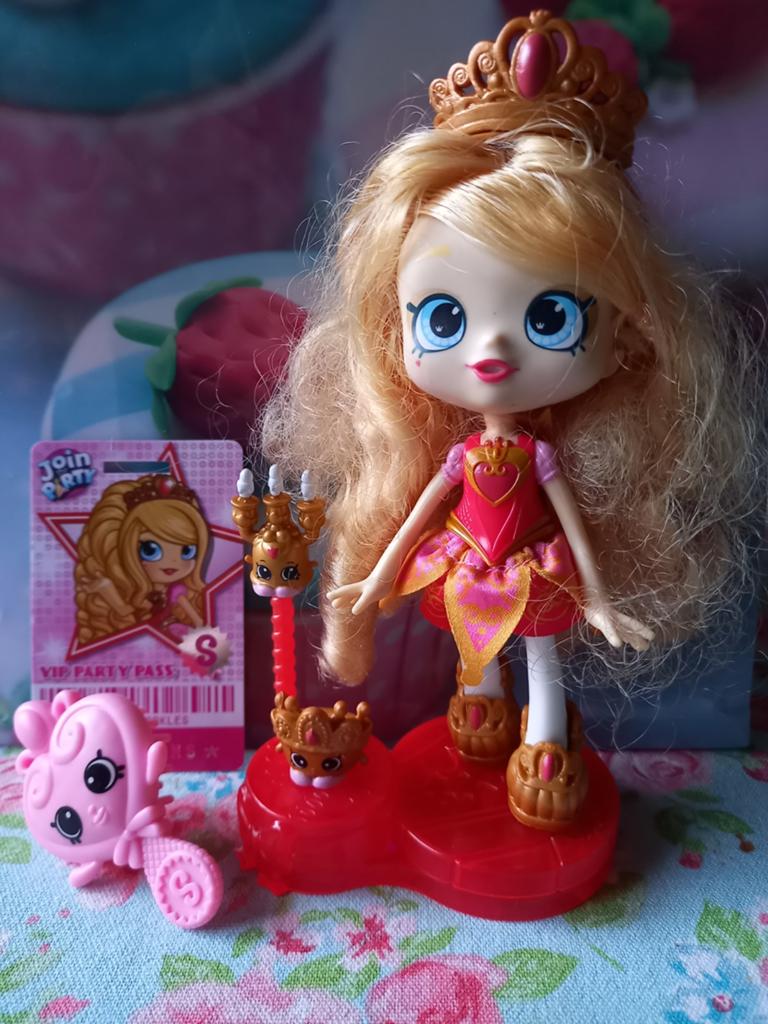 Shopkins pop Tiara Sparkles, Ophalen of Verzenden, Zo goed als nieuw