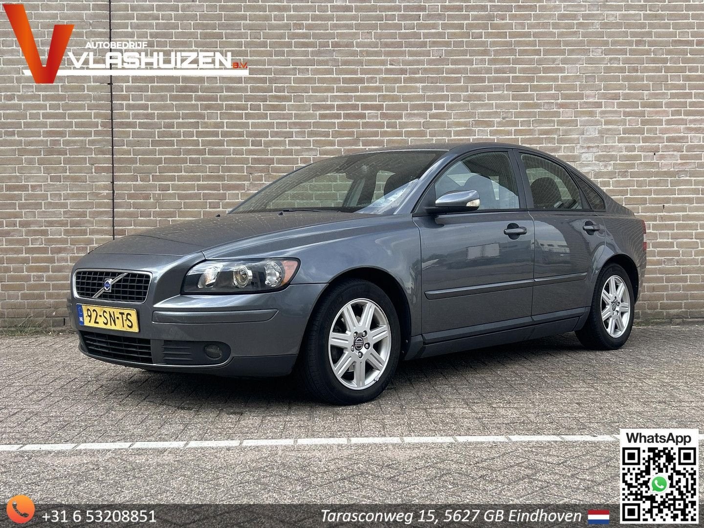 Volvo S40 1.6D Edition II, Auto's, Volvo, Parkeersensor, Zilver of Grijs, Te koop, 129 g/km
