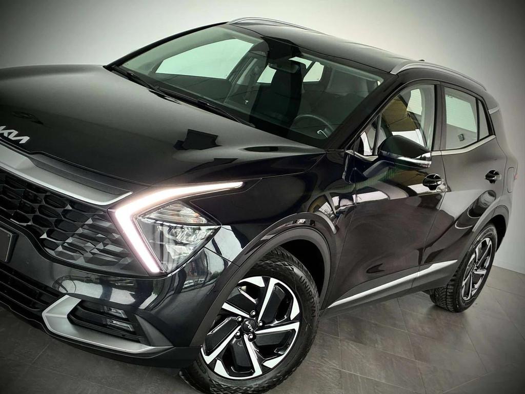 Kia Sportage 1.6 T-GDi MHEV DCT-1ERPRO-GPS-CARPLAY-CAMERA-JA, Stof, Gebruikt, 4 cilinders, Zwart