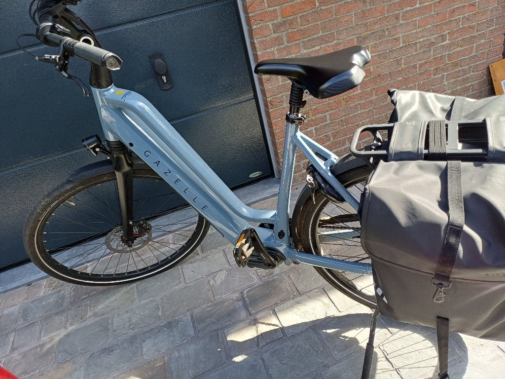 Damesfiets Gazelle Chamonix T10 HMS - 540 Wh, Fietsen en Brommers, Ophalen, Minder dan 30 km per accu, Zo goed als nieuw, 55 tot 59 cm