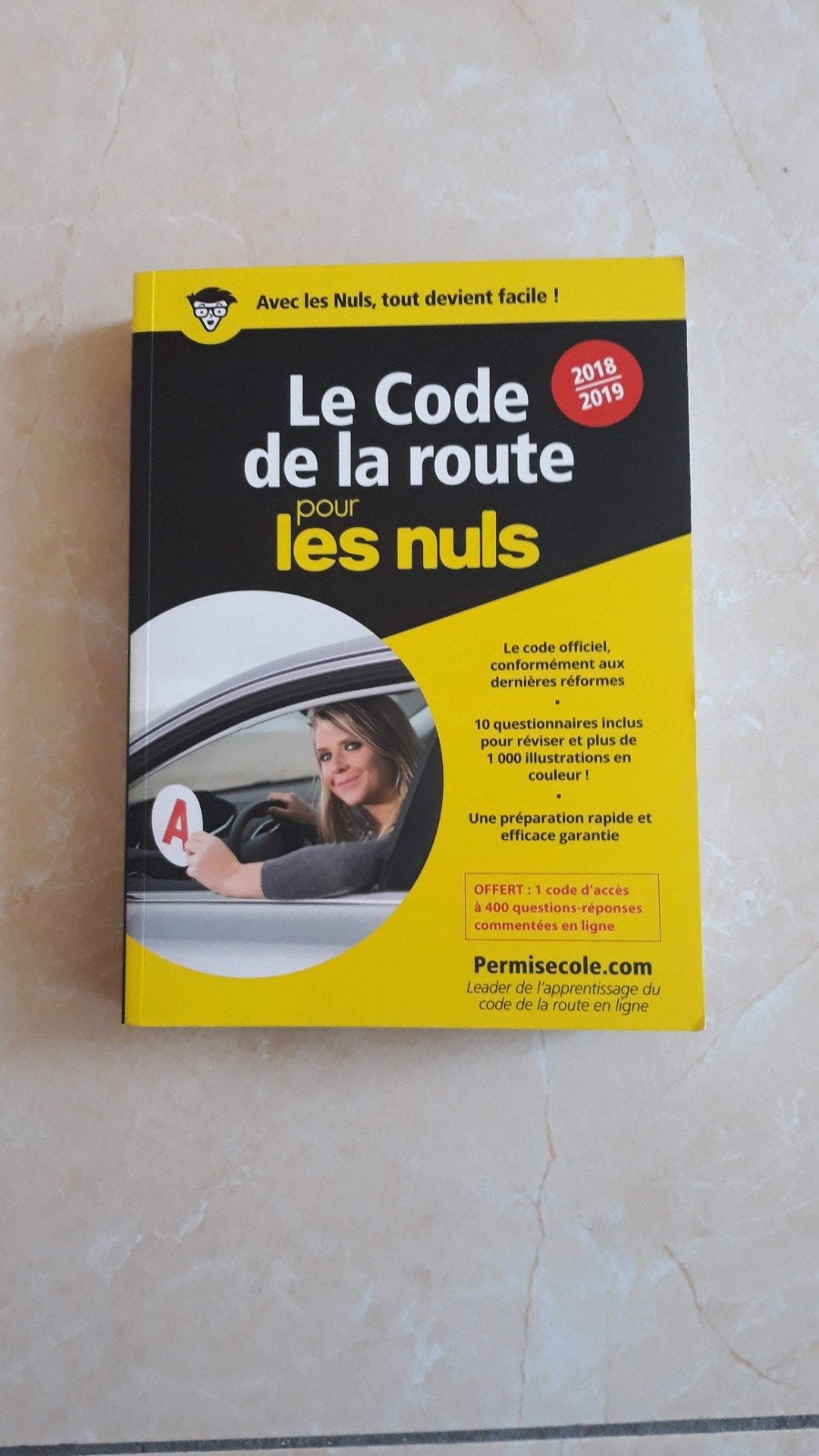 Le code de la route pour les nuls 2018/2019, Livres, Enlèvement, Comme neuf