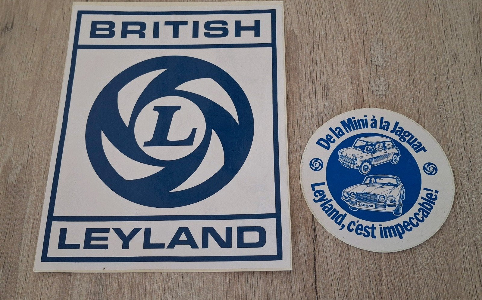 Stickers auto merk Leyland Mini Cooper Jaguar, Ophalen of Verzenden, Zo goed als nieuw, Auto of Motor