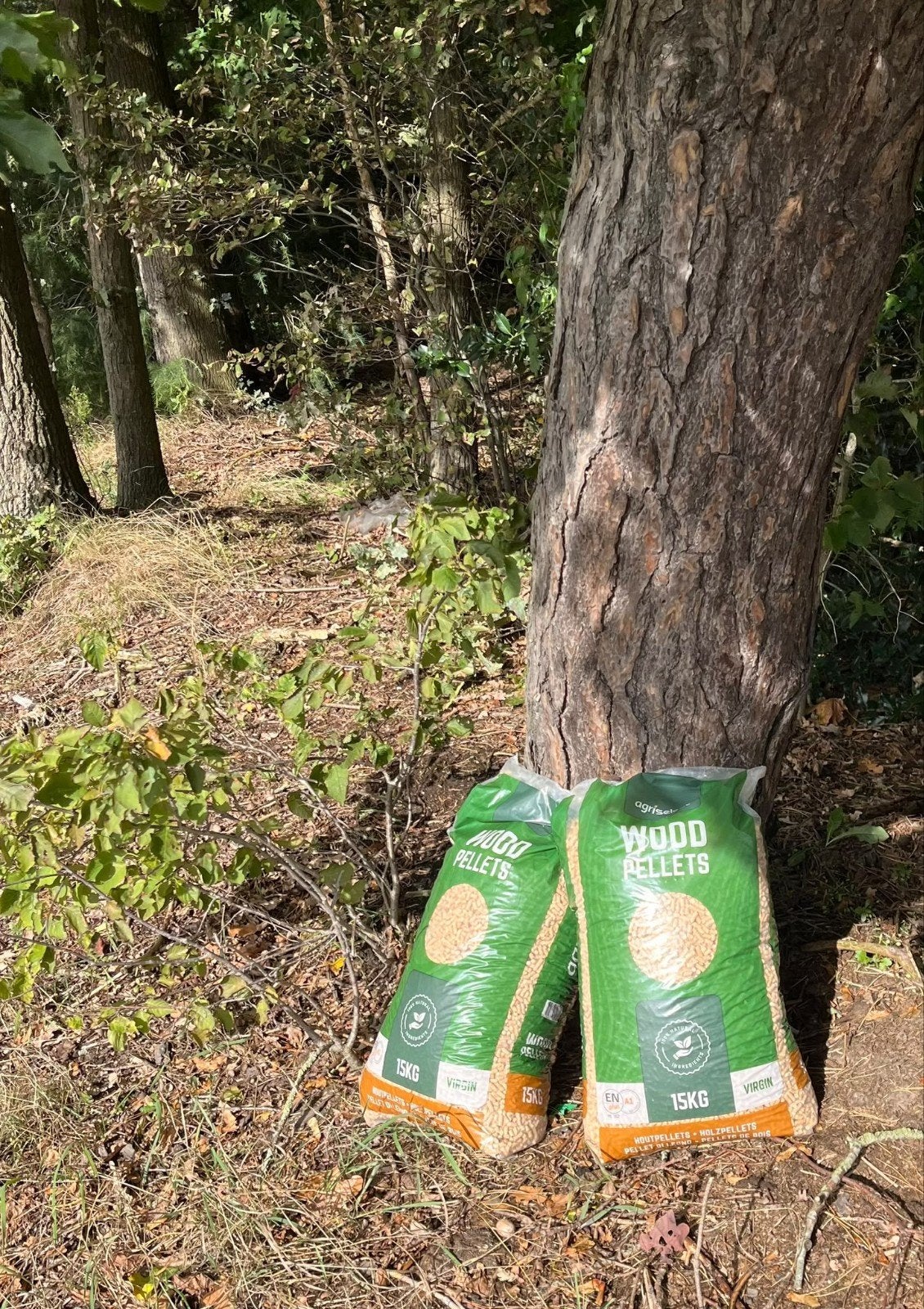 Houtpellets Agriselect 15 kg – €8 per zak / €510 per pallet, Tuin en Terras, Ophalen