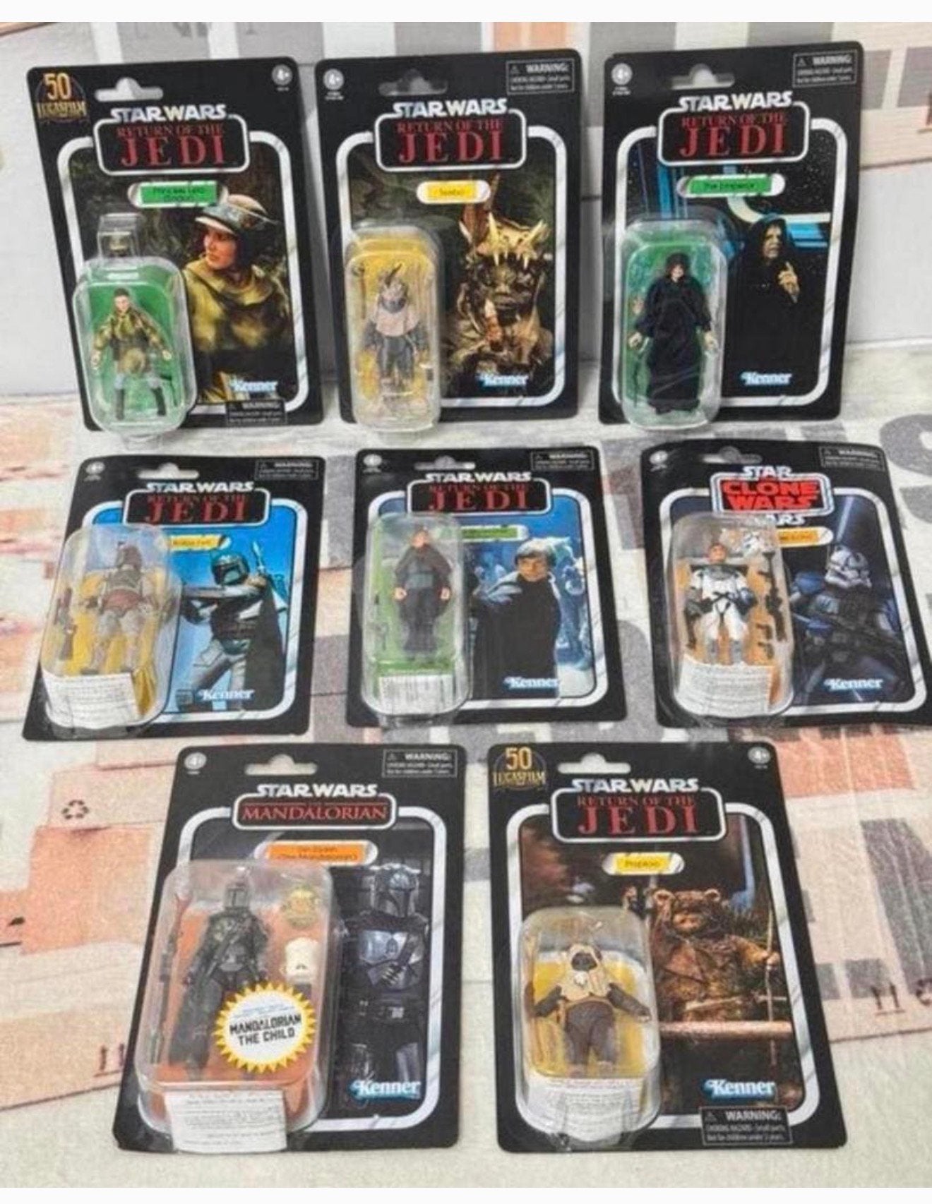 Partij 8x STAR WARS poppetjes figure TVC Kenner Hasbro NIEUW, Verzamelen, Star Wars, Ophalen of Verzenden, Nieuw, Actiefiguurtje