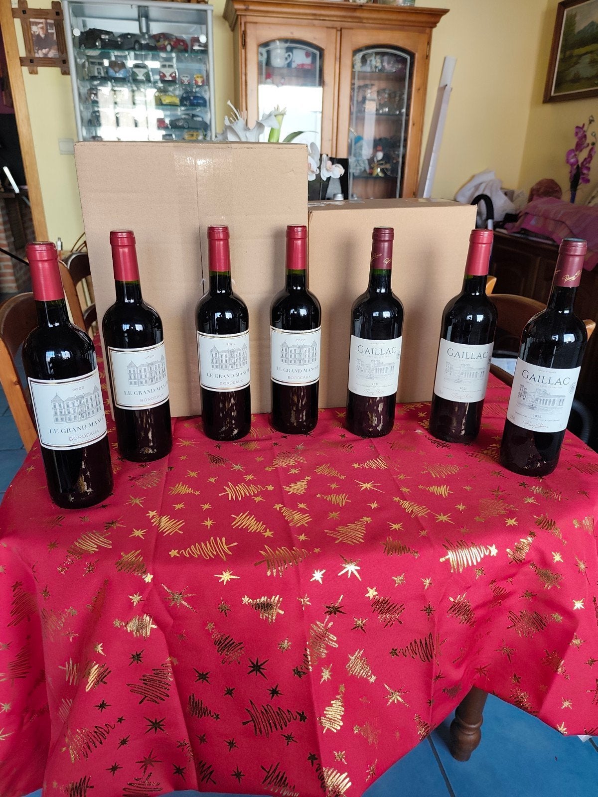 Lot de diverses bouteilles de vin (26 pièces), Collections, Enlèvement, Neuf, Vin blanc
