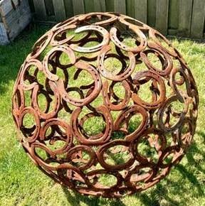 Bougie de jardin, boule de feu, boule de feu, fer à cheval, Enlèvement, Foyer