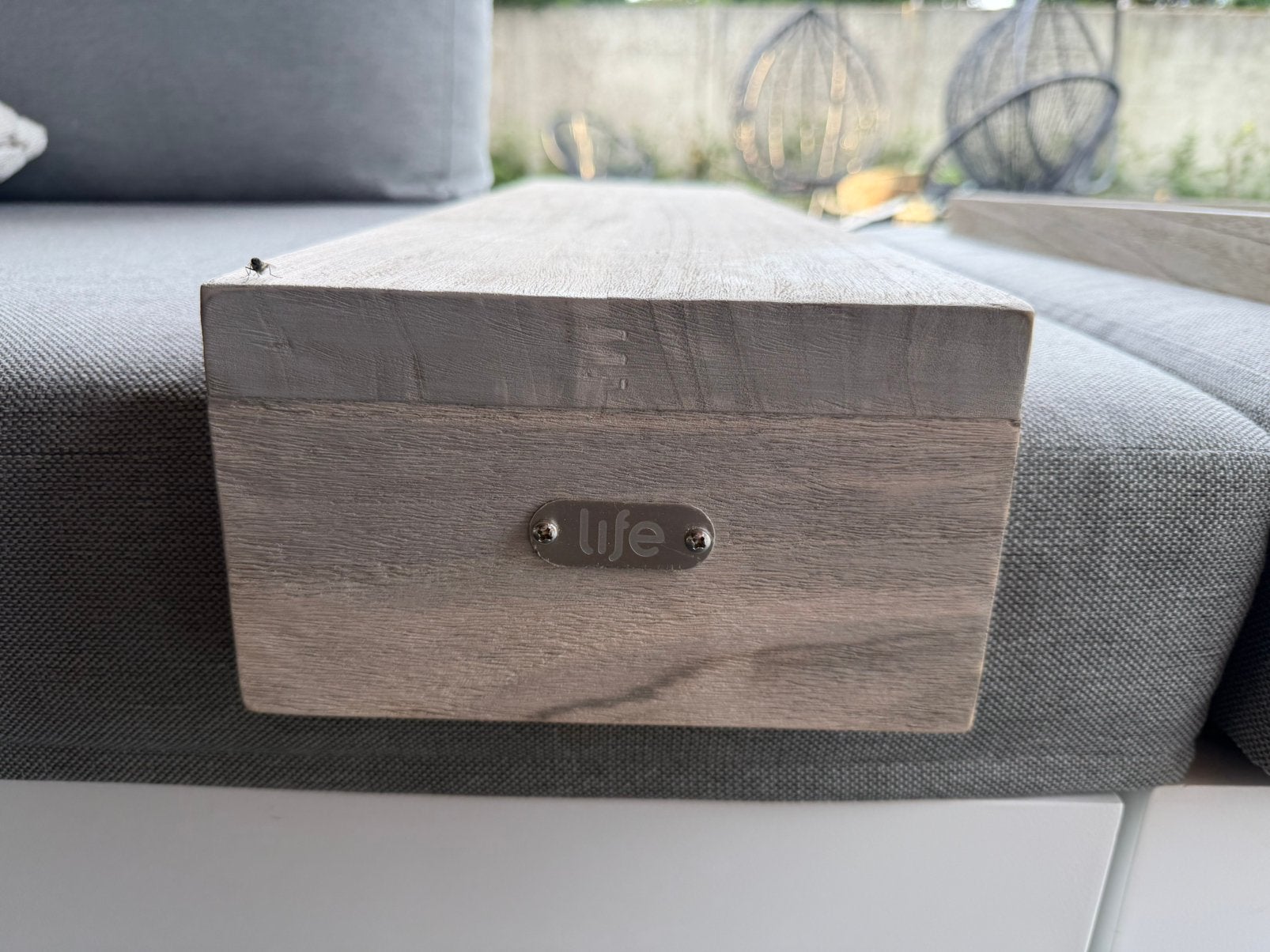 Life houten armleuning dienblad nieuw, Ophalen, Zo goed als nieuw