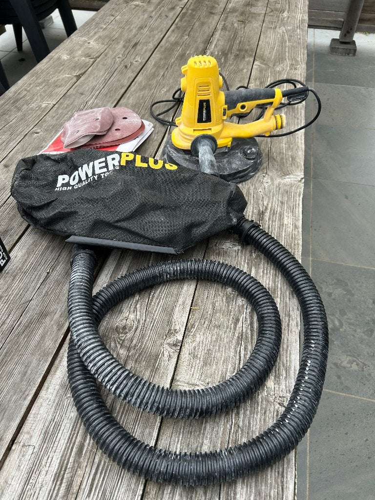Muur en wandschuurder 1220W, Doe-het-zelf en Bouw, Gereedschap | Schuurmachines, Ophalen, Gebruikt, 1200 watt of meer, Overige typen