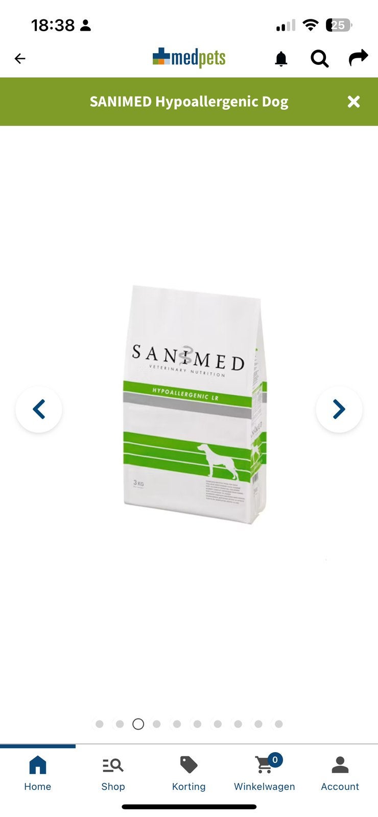 Hypoallergeen voeding sanimed, Animaux & Accessoires, Enlèvement, Chien