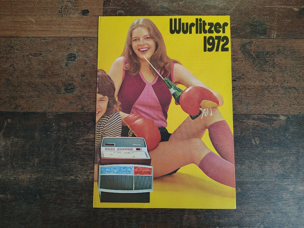 Folder: Wurlitzer Programma (1972) jukebox, Envoi, Wurlitzer