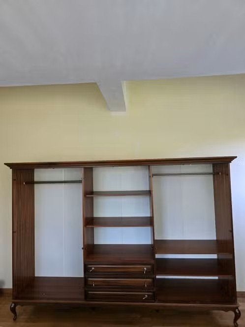 Armoire vintage en bois, 200 cm ou plus, Utilisé, Vintage houten kleerkast, 50 à 75 cm