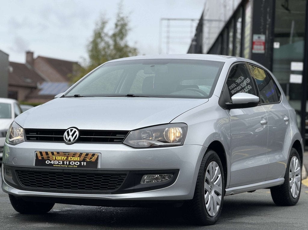 Volkswagen Polo 1.2 TSI*CLIMA*NAVI*Carplay*BT*USB* Garantie, Auto's, Euro 5, Gebruikt, Zwart, 4 cilinders