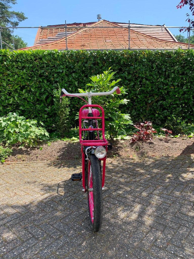 1 zwart en roos fiets, Fietsen en Brommers, Ophalen, 20 inch, E&L cycles, Terugtraprem