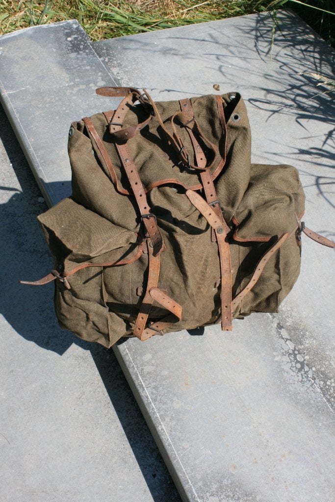 Lafuma WW2 Bergam-tas van het Franse leger WO2, Ophalen of Verzenden, Overige soorten