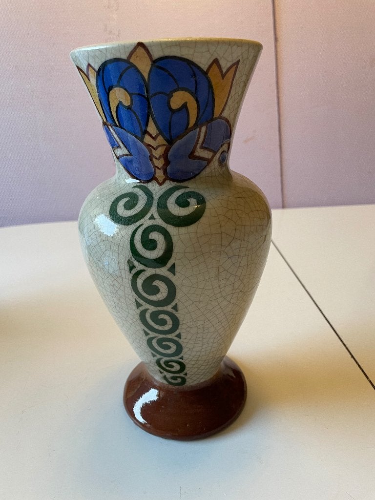 Art-Deco vaas, Ophalen