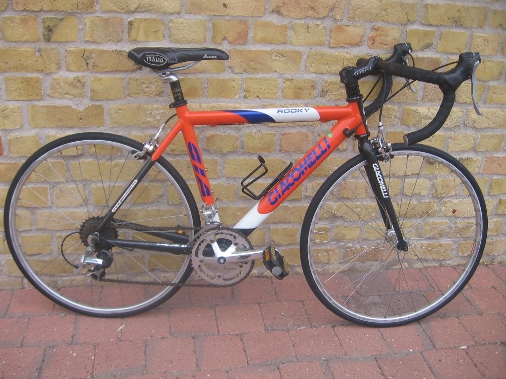 24 inch Giacomeli kinderkoersfiets 14 versnellingen frame 43, Frein à main, Enlèvement, Utilisé, Giacomelli