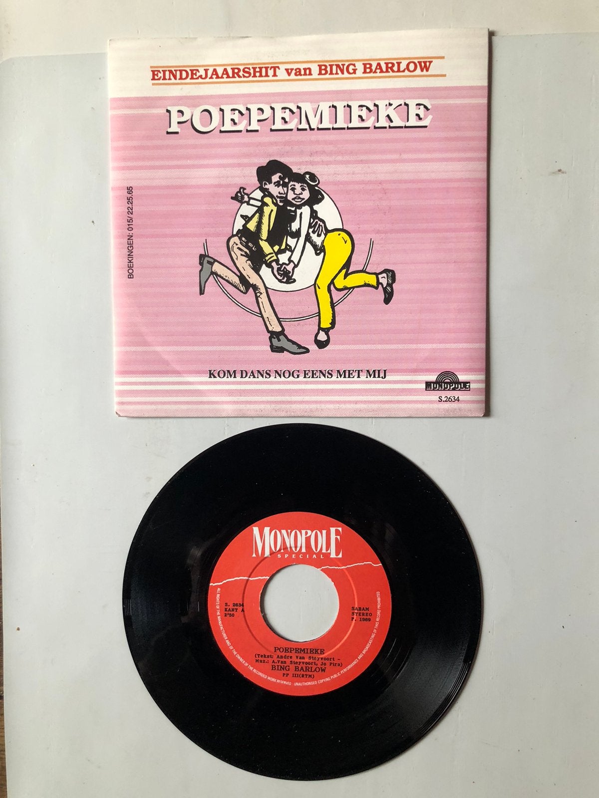 Bing Barlow: Poepemieke ( nederpop; NM), Envoi, Comme neuf