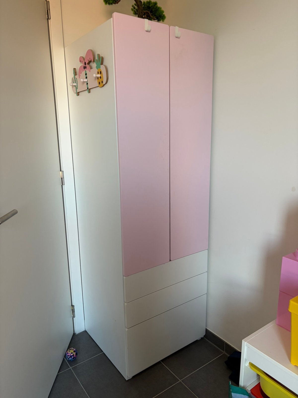 IKEA meegroeibed + matras - kleerkast, Ophalen, Zo goed als nieuw