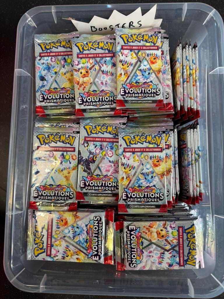 Booster pokemon evolution prismatique reconditionné, Enlèvement, Booster
