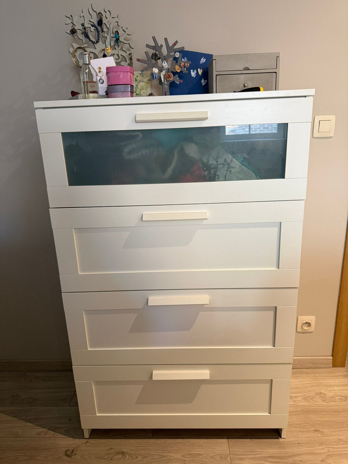 Commode IKEA, 3 ou 4 tiroirs, 25 à 50 cm, Enlèvement, Utilisé