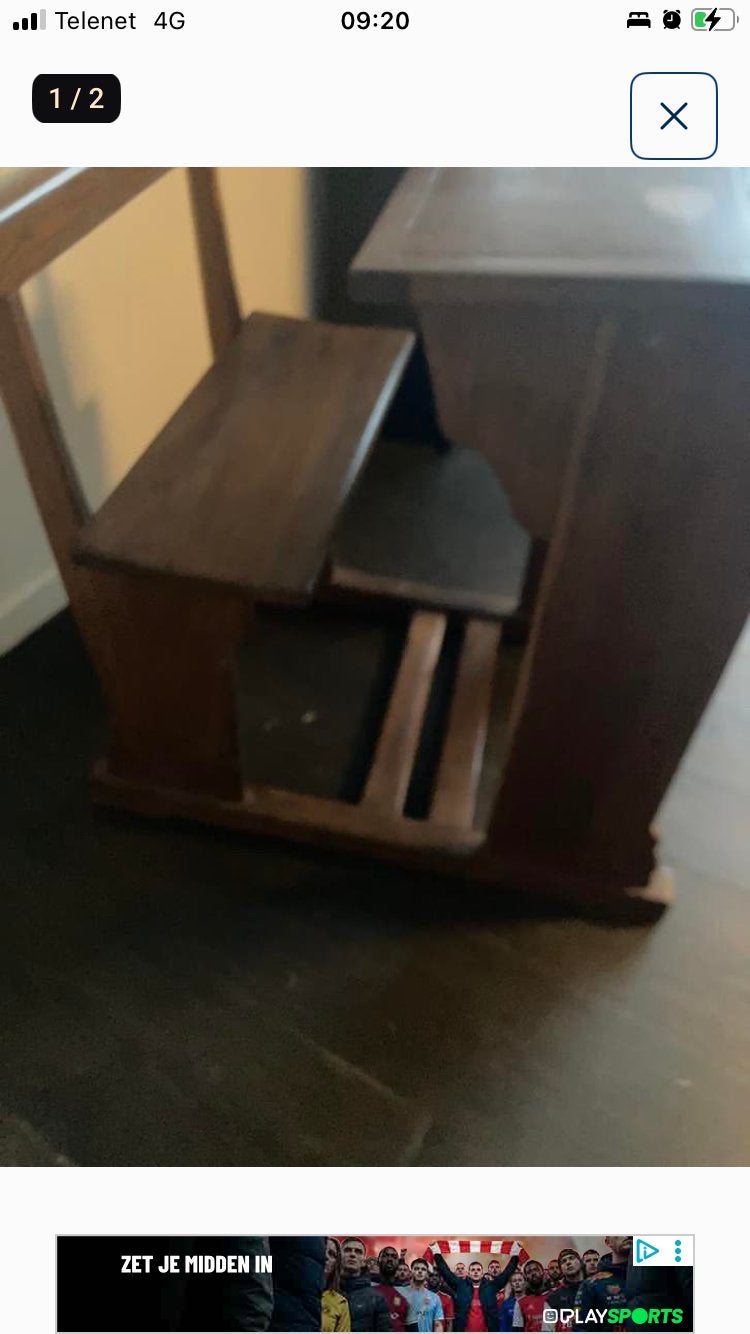 Lessenaar retro,, Antiek en Kunst, Antiek | Meubels | Kasten, Ophalen