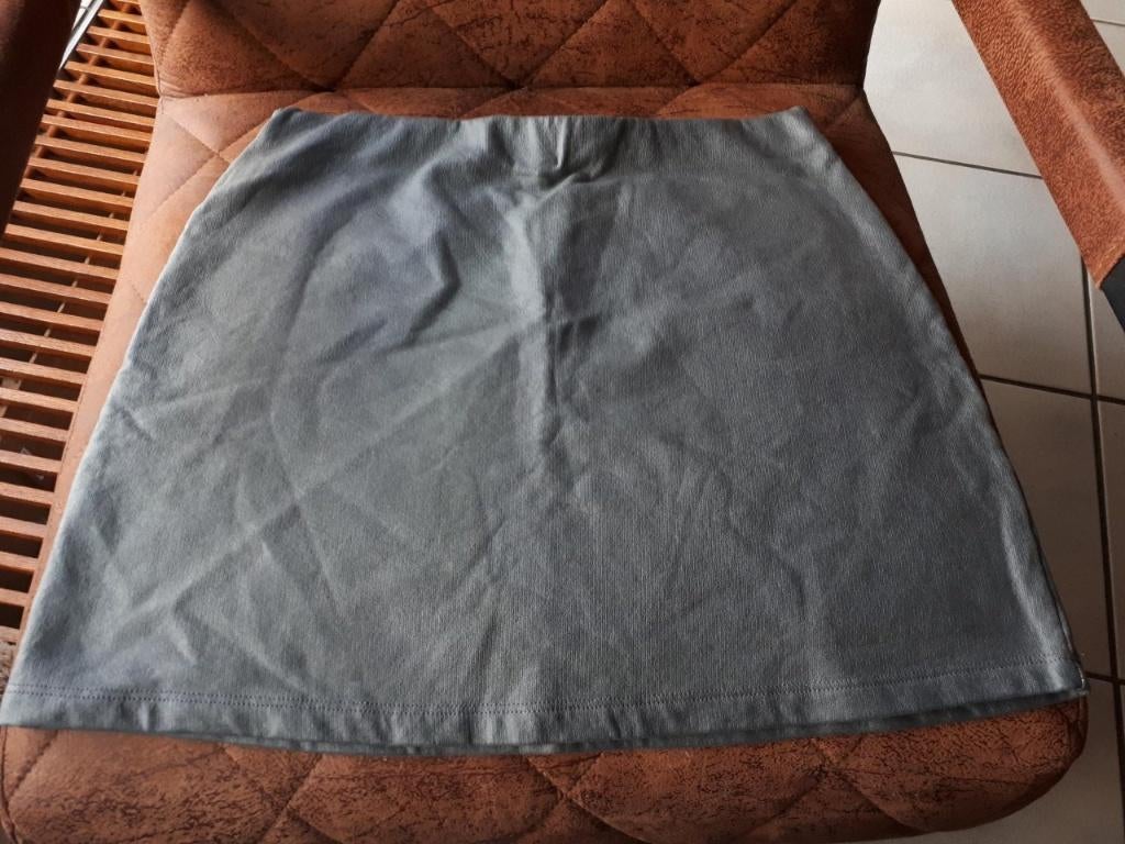 Rok - Bel & Bo - antracite grijs - maat 42, Kleding | Dames, Verzenden, Zo goed als nieuw, Grijs, Boven de knie