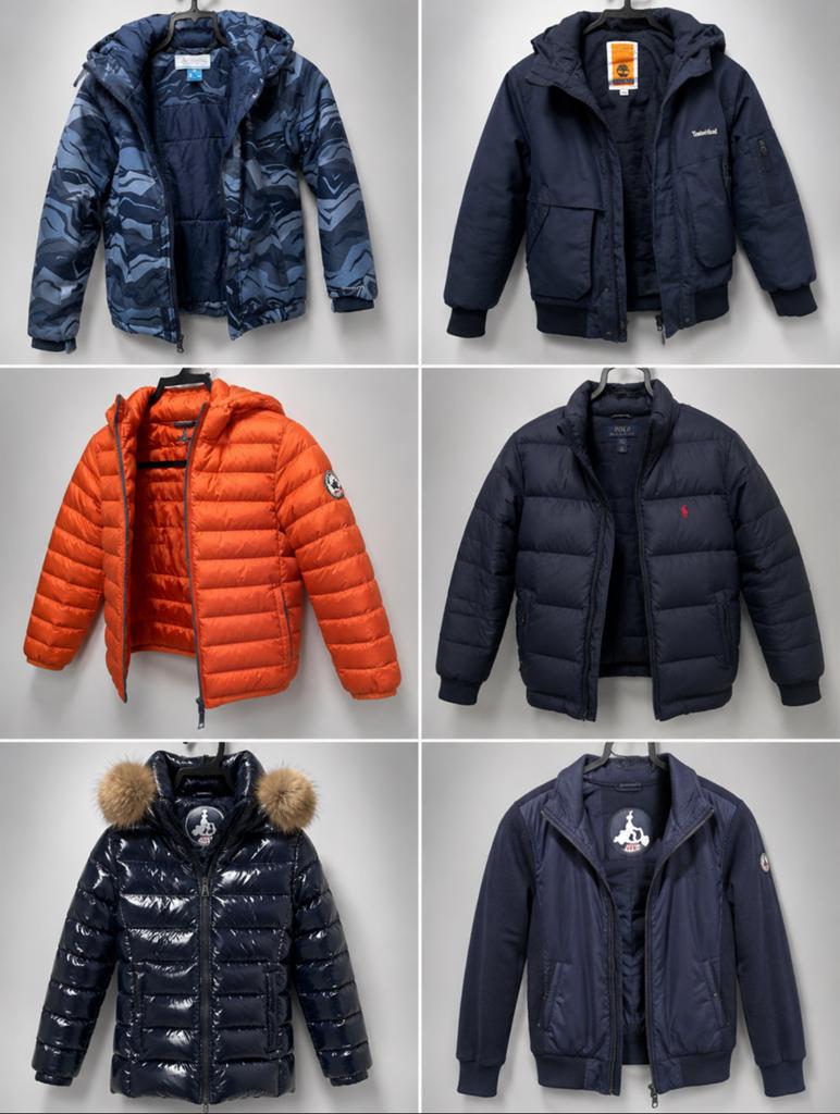 jassen en ski'skinderen Jott,Columbia,Ralph ,Timberland, Kinderen en Baby's, Ophalen, Zo goed als nieuw, Jongen of Meisje