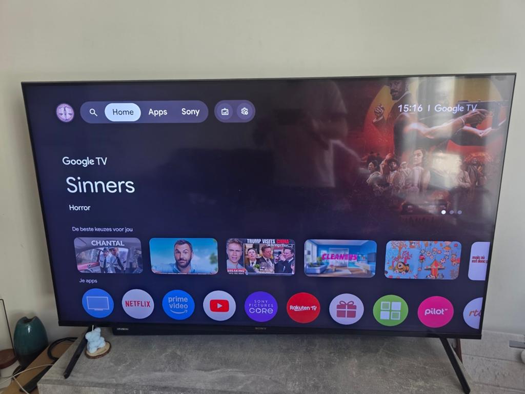 Sony Bravia XR-55X90J – 55 4K Smart Google TV – Zeer nette, Audio, Tv en Foto, Televisies, Ophalen