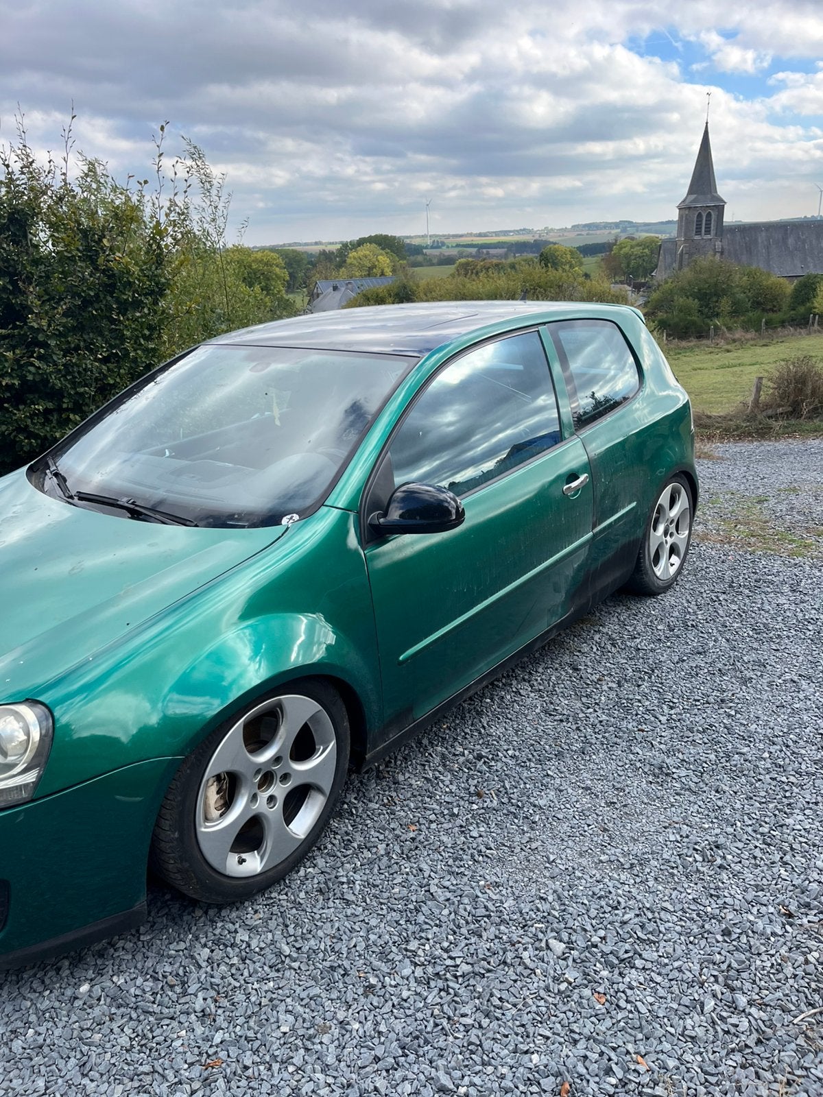 Golf 5 gti, Autos, 2 places, Boîte manuelle, Tissu, Vert