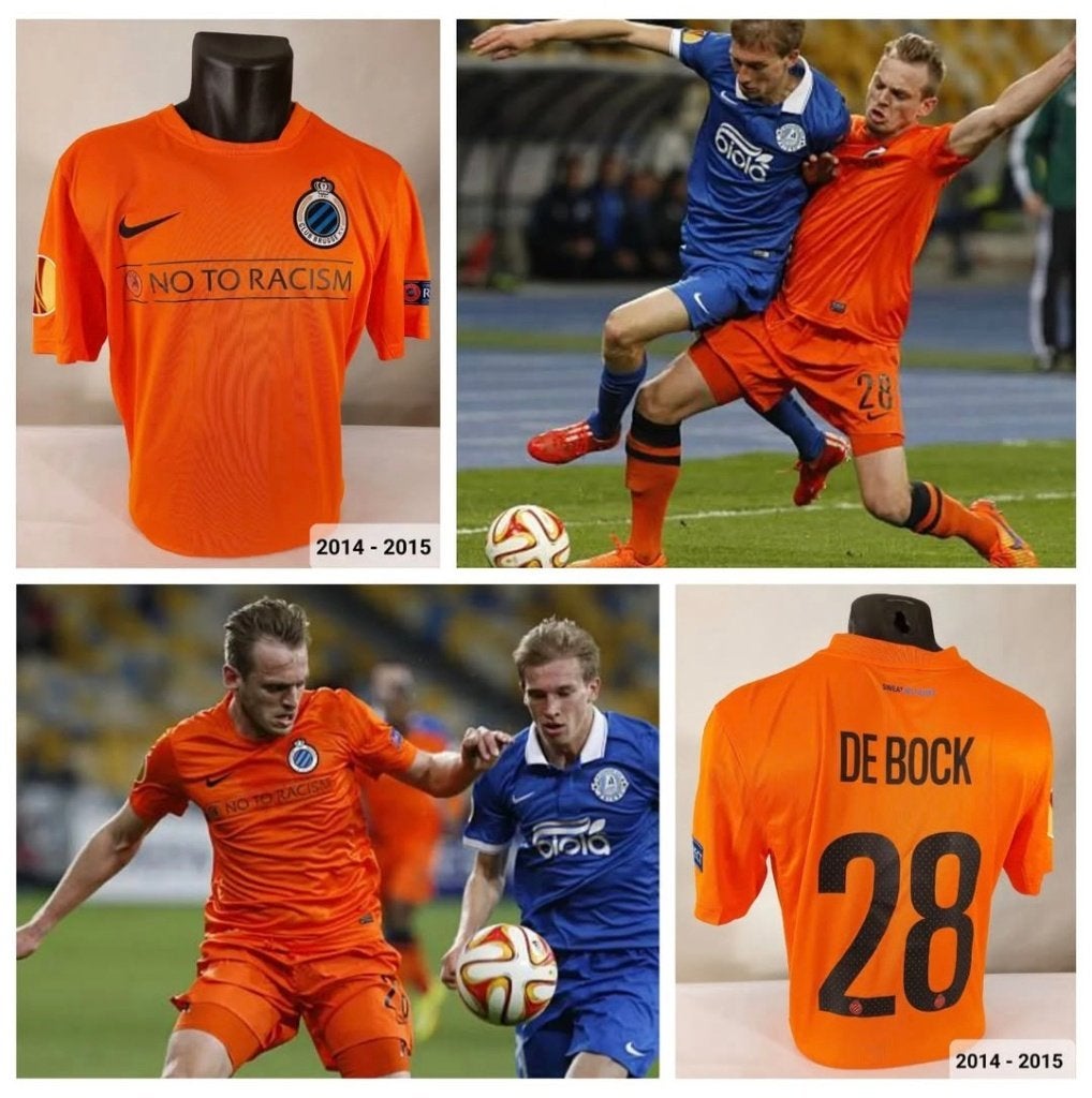 Club Brugge matchworn shirt Laurens De Bock, Verzamelen, Ophalen of Verzenden, Gebruikt, Shirt