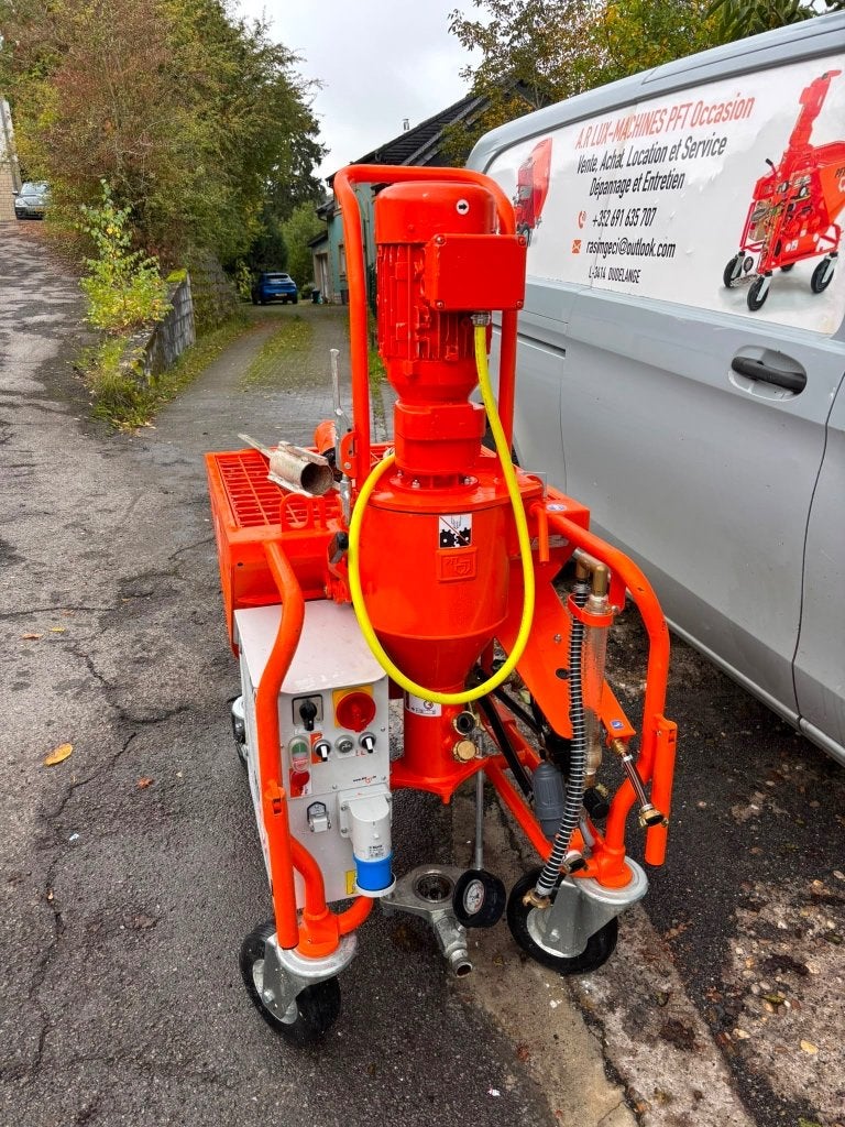 Pft G4 gipsmachine, Ophalen
