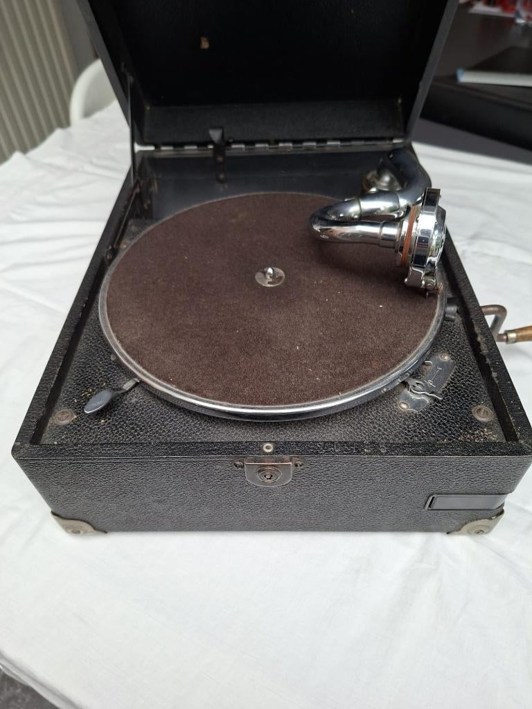His Master's Voice, gramophone, phonographe, modèle 97C, 30s, Antiquités & Art, Enlèvement ou Envoi