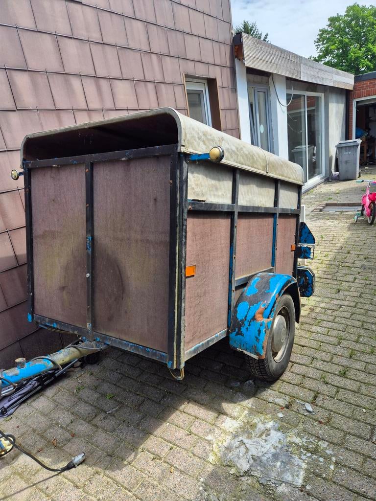 Remork ,Aanhanger vee vervoer schapen,etc..., Ophalen
