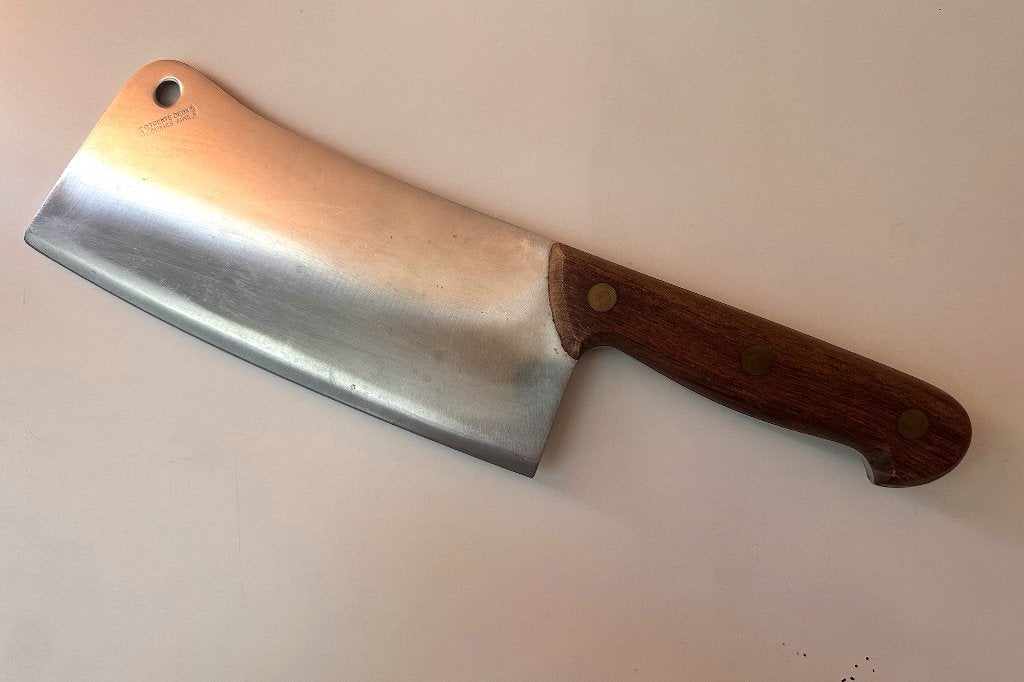32 DUMAS AINÉ, superbe couperet de cuisine, Enlèvement ou Envoi, Utilisé, Boulangerie et Boucherie