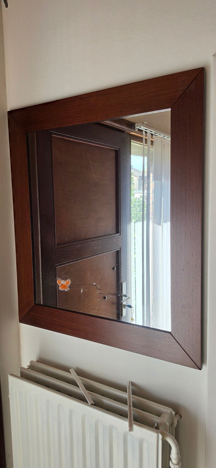 spiegel 80x90, met een kras helaas, Ophalen, Gebruikt, 75 tot 100 cm, Minder dan 100 cm