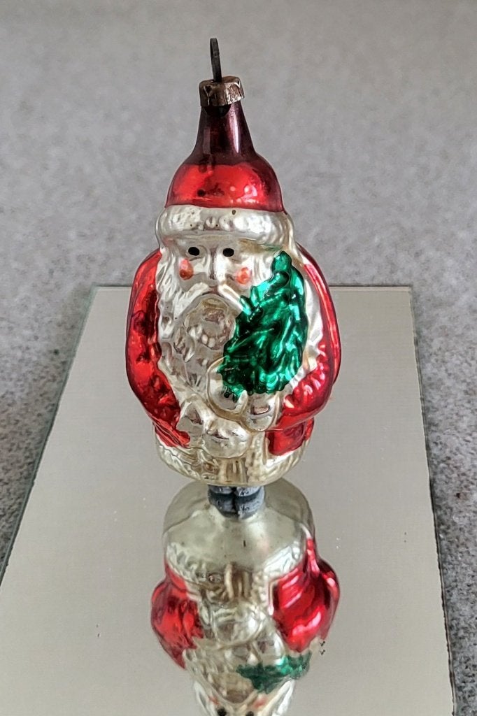 Vintage kersthanger 'kerstman', Ophalen of Verzenden, Gebruikt