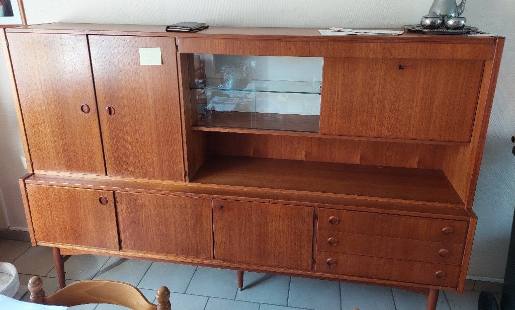 Salle à manger vintage fin '60 début '70, Maison & Meubles, Mobilier complet, Enlèvement