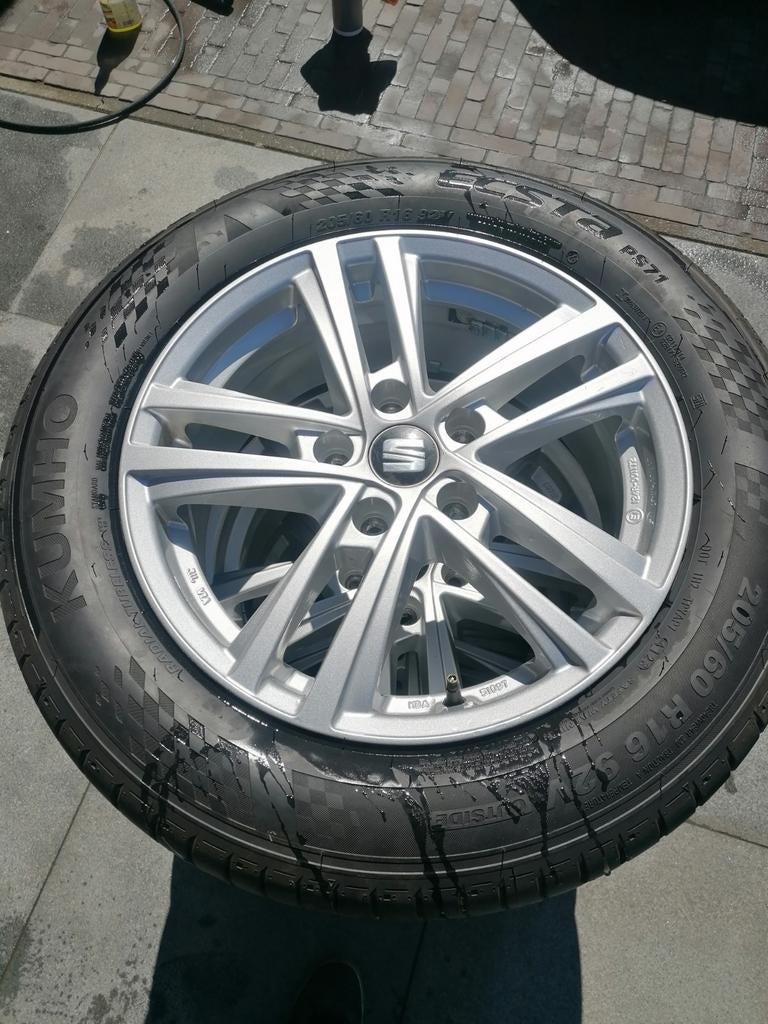 Velgenset vag 5x112, Ophalen, 16 inch, Nieuw, 205 mm