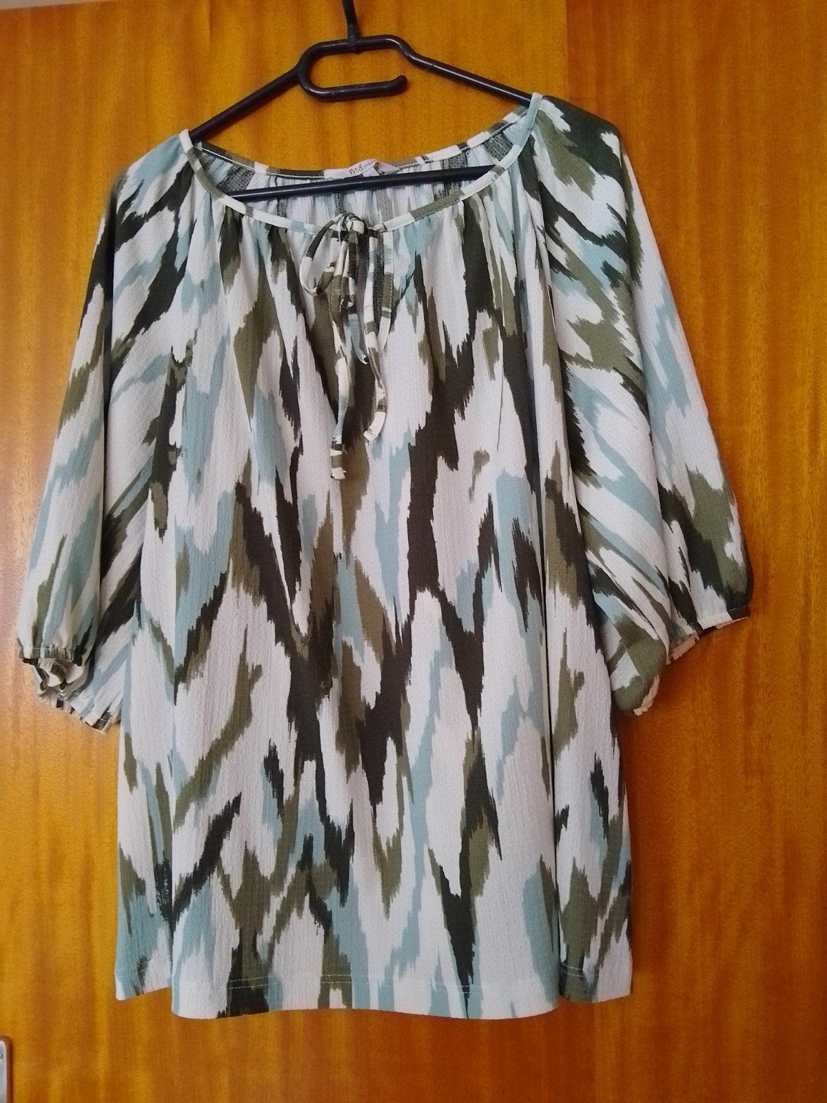Blouse maat 46 MS mode, Ophalen of Verzenden, Zo goed als nieuw, Maat 46/48 (XL) of groter, Groen