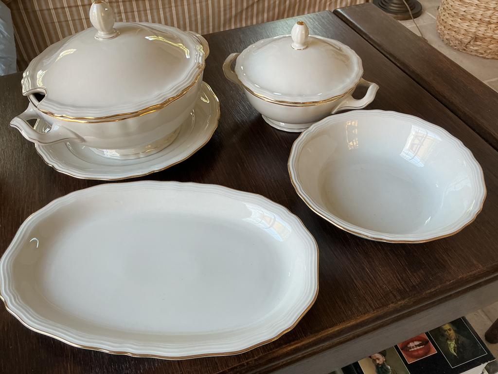 Koopje lot porselein van Rheinkrone Bavaria, Antiek en Kunst, Antiek | Servies compleet, Ophalen of Verzenden