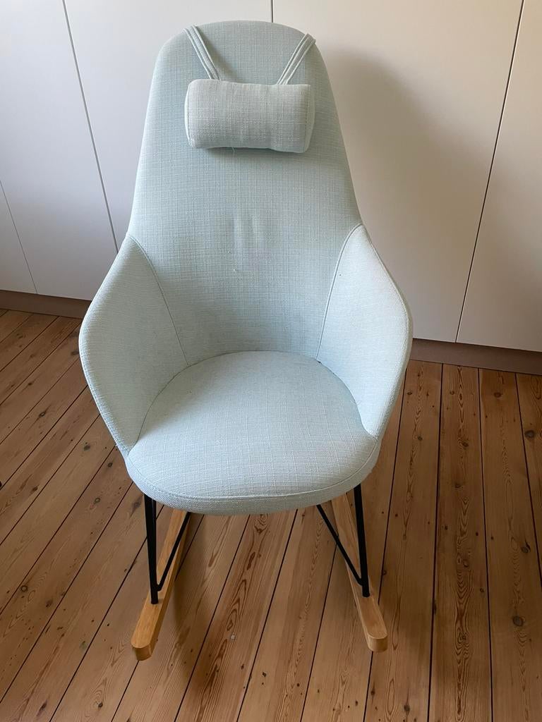 Fauteuil d’allaitement / à bascule Miliboo, Maison & Meubles, Chaises, Enlèvement, Comme neuf, Bleu