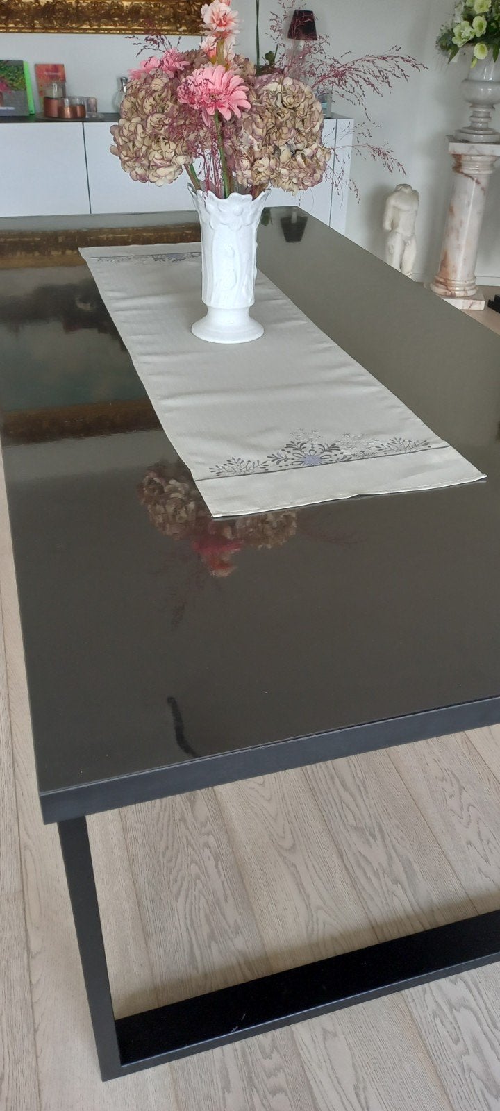 eettafel, Huis en Inrichting, Ophalen, Eikenhout, 200 cm of meer, 50 tot 100 cm