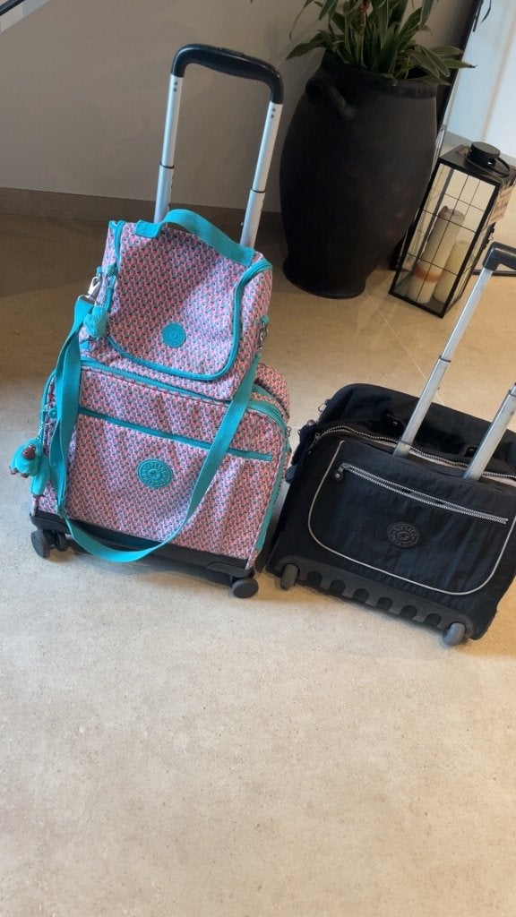 Kipling boekentas (trolley), Bijoux, Sacs & Beauté, Sacs | Cartables, Enlèvement, Comme neuf, Autres types