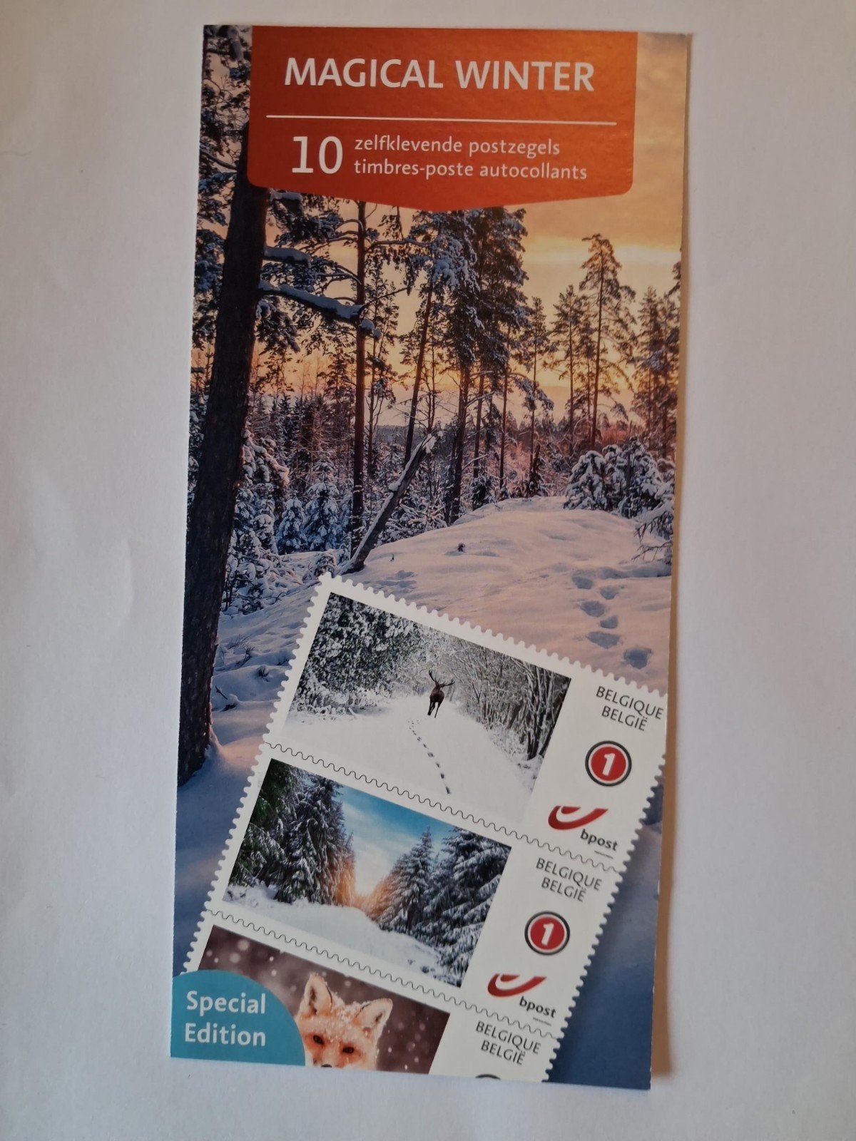 België boekje " Magical Winter " postfris, Postzegels en Munten, Ophalen of Verzenden, Postfris, Dier of Natuur