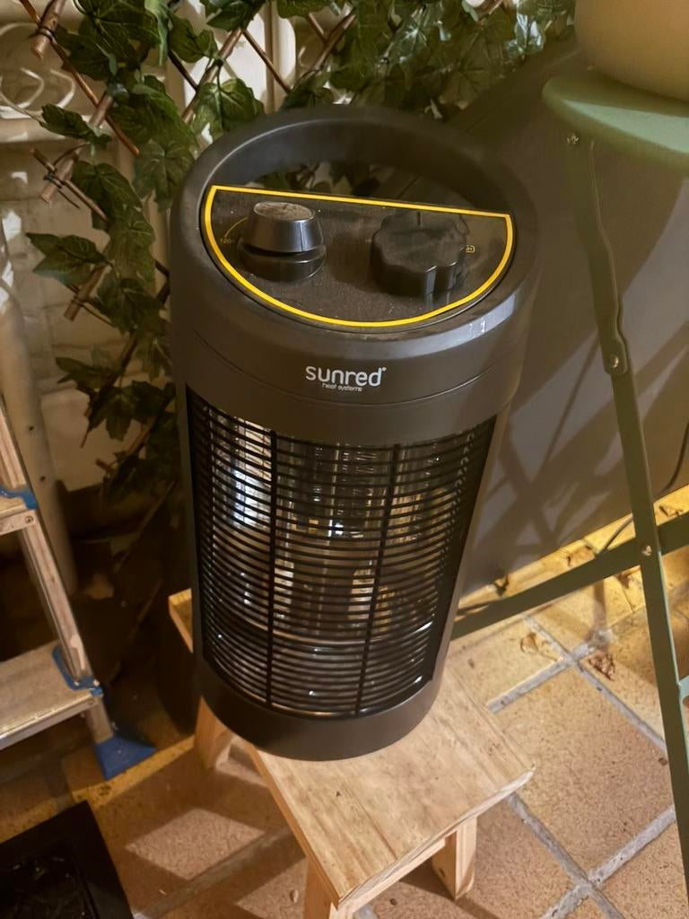 Sunred Geo draagbare terrasverwarmer, Ophalen, Gebruikt
